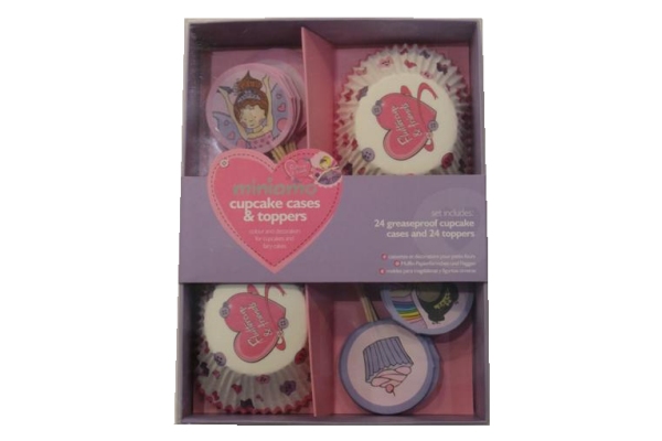 Miniamo Cupcake Cases and Toppers - Girl